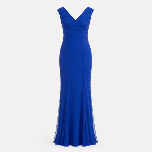DUCHESS BLUE EVENING GOWN