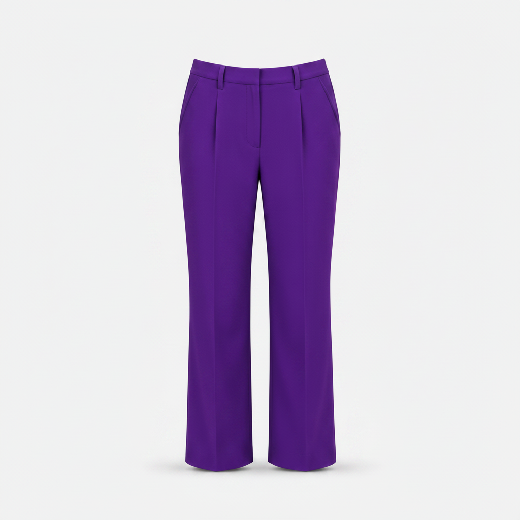 PURPLE CREPE PANT