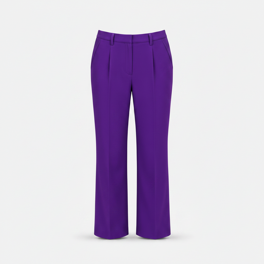 PURPLE CREPE PANT