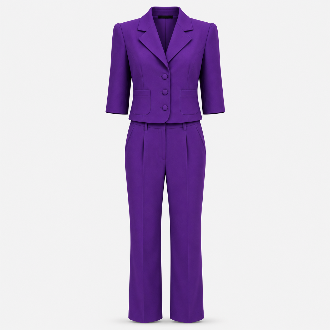 PURPLE CREPE JACKET