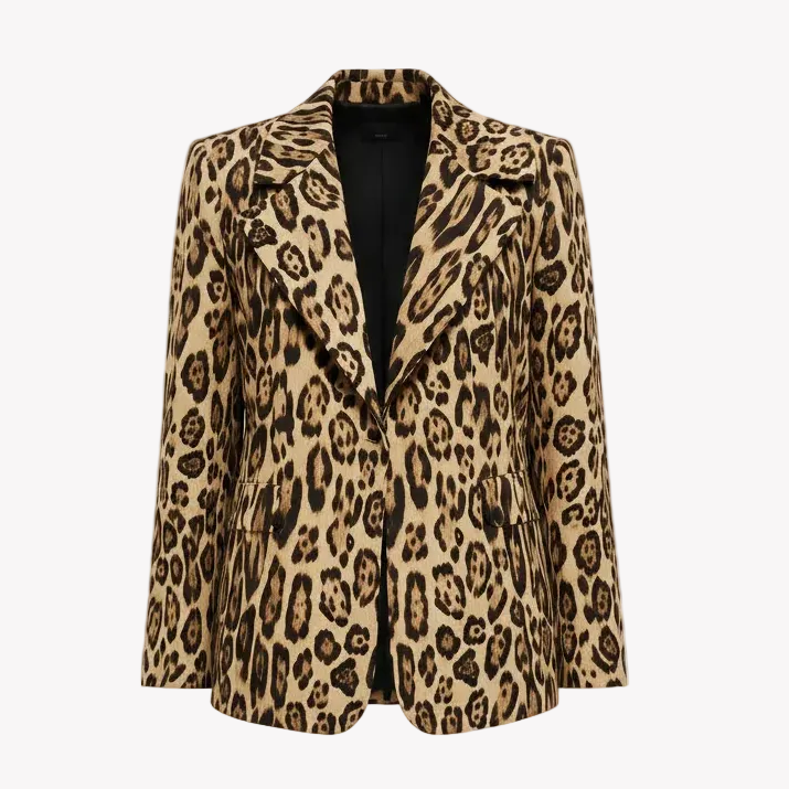 WE- LEOPARD PRINT JACKET