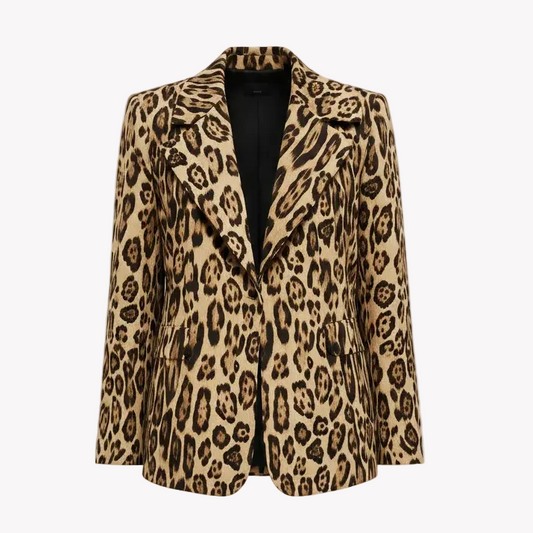 WE- LEOPARD PRINT JACKET