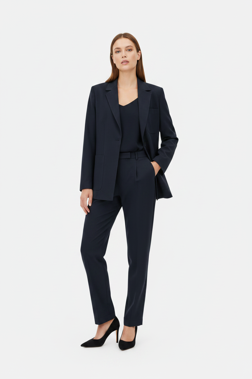 NAVY BLUE CUPRO JACKET