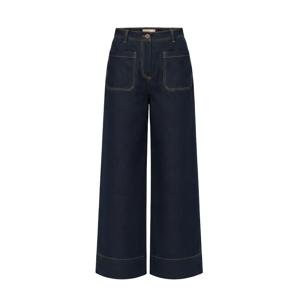 WQ- DENIM PANTS