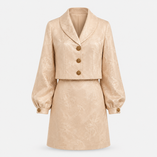 DUCHESS JACQUARD TWO-PIECE SET