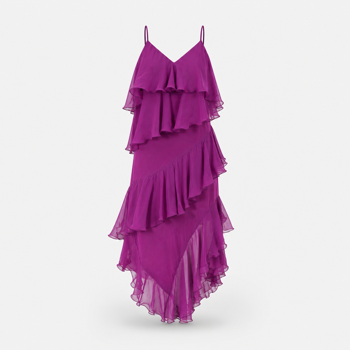 SL-PURPLE  ASYMMETRIC LAYERED CAMI TOP