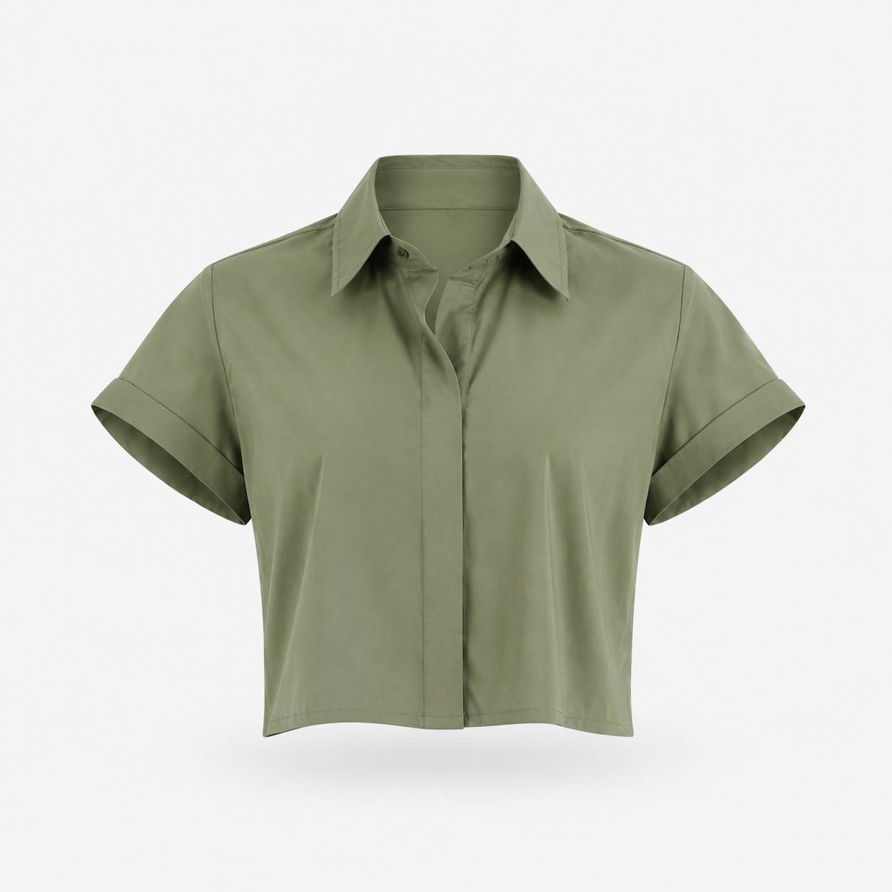 SL-SAGE GREEN BASIC SHIRT