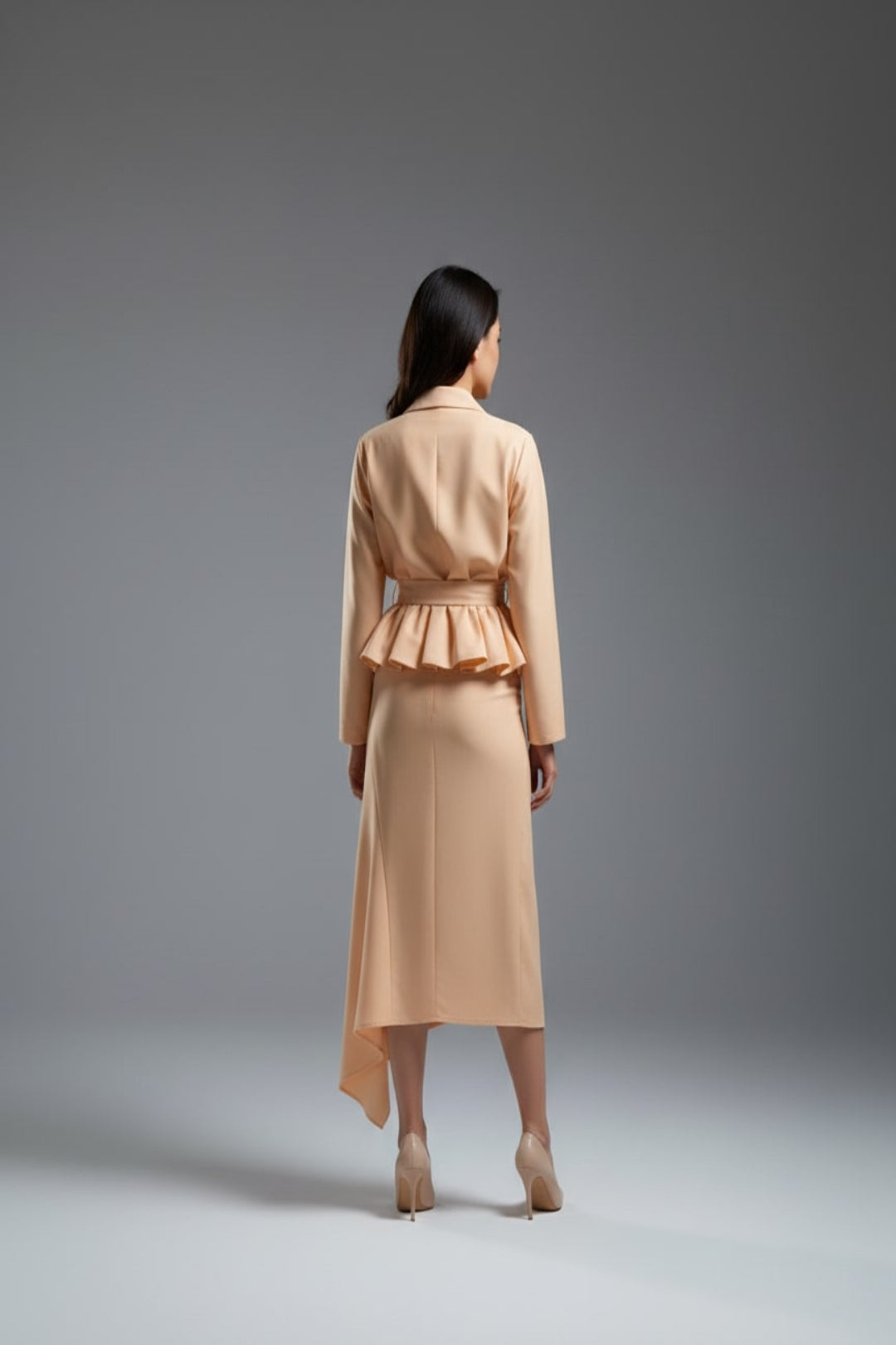 WQ-BEIGE LEATHER JACKET